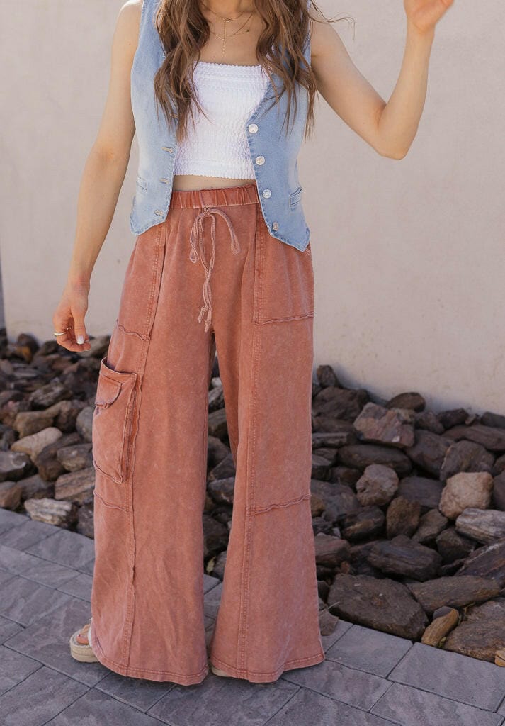 Blue Denim Button-Up Draped V-Neck Vest - Image 13