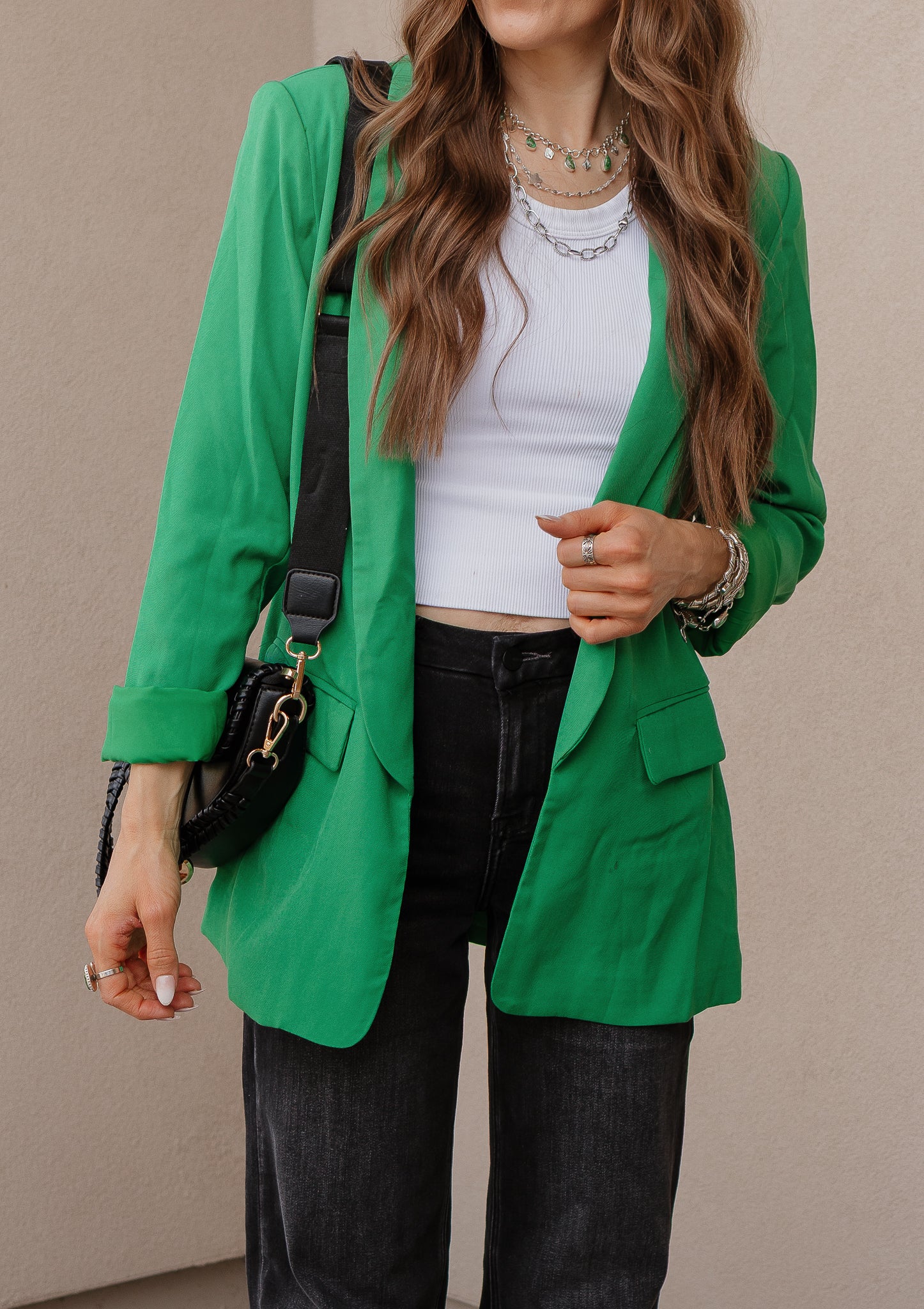 Hot Pink Long Sleeve Blazer - Image 18