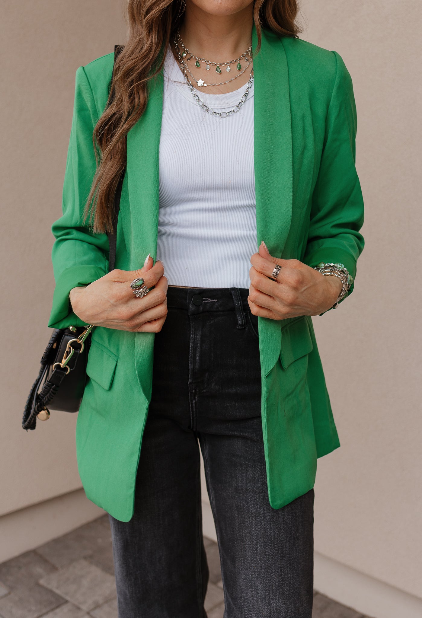 Hot Pink Long Sleeve Blazer - Image 23